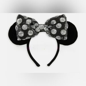 Official Disney Minnie Mouse Oversized Sequin Bow Headband/Hair Accessory